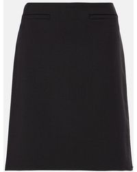 Sportmax - Luigia Virgin Wool Miniskirt - Lyst
