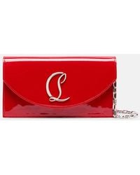 Christian Louboutin - Loubi54 Patent Leather Clutch - Lyst
