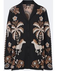Alanui - Island Roots Wool And Silk-Blend Blazer - Lyst