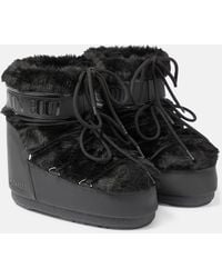 Moon Boot - "Icon" Low Faux Fur Boot - Lyst