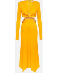 Rebecca Vallance - Phoenix Cutout Jersey Midi Dress - Lyst