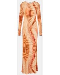 TOVE - Malloree Printed Jersey Maxi Dress - Lyst