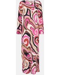 RIXO London - Alondra Printed Maxi Dress - Lyst