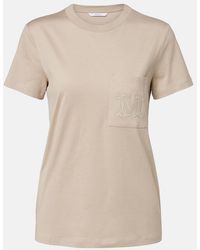 Max Mara - Embroidered Cotton Top - Lyst