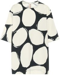 Marni T-shirt a stampa in cotone - Multicolore