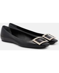 Roger Vivier - Trompette Patent Leather Ballet Flats - Lyst