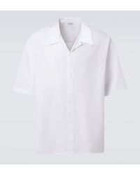 Loewe - Camisa Bowling De Popelin De Algodon - Lyst