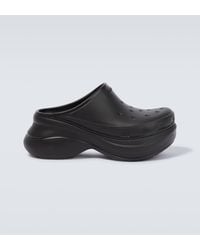 Balenciaga - X Crocs Platform Slides - Lyst