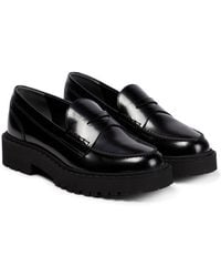Hogan - H543 Leather Loafers - Lyst