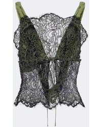 Christopher Esber - Aluna Lace Top - Lyst