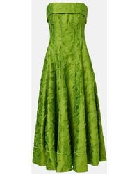 Jonathan Simkhai - Imogen Jacquard Bustier Dress - Lyst