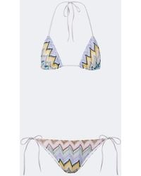 Missoni - Zigzag Lame Bikini - Lyst