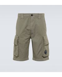 C.P. Company - Cotton-blend Cargo Shorts - Lyst