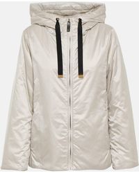 Max Mara - Padded Tech Puffer Jacket W/ Hood - Lyst