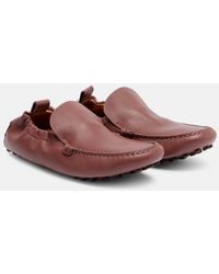 Tod's - Gommino Leather Loafers - Lyst