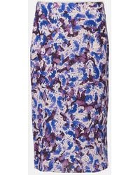 Dries Van Noten - Floral Pencil Skirt - Lyst