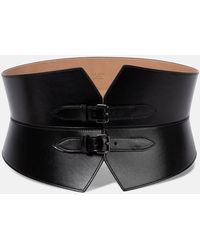Alaïa - Leather Corset Belt - Lyst