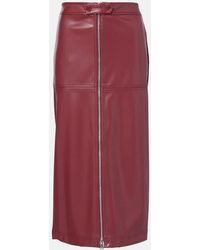 Jonathan Simkhai - Gonna Midi Bianca Con Zip - Lyst