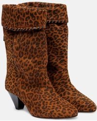 Isabel Marant - Botines Dalby 55 De Ante Estampados - Lyst