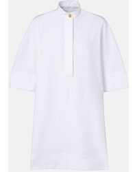 Givenchy - Cotton Poplin Shirt Dress - Lyst