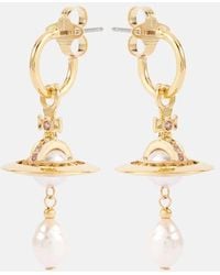 Vivienne Westwood - Ohrringe Aleksa mit Kristallen und Zierperlen - Lyst