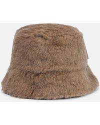 Max Mara - Figura Alpaca, Wool, And Silk Bucket Hat - Lyst
