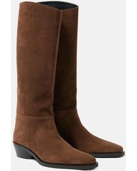 Proenza Schouler - Bronco Suede Knee-High Boots - Lyst