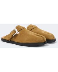 Maison Margiela - Tabi Suede Mules - Lyst