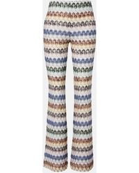 Missoni - Knitted Lame Flared Pants - Lyst