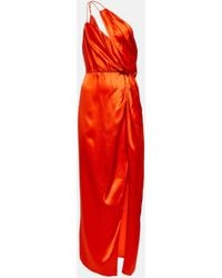 The Sei - One-shoulder Silk Midi Dress - Lyst