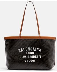 Balenciaga - Select Medium Canvas Tote Bag - Lyst