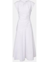 Veronica Beard - Lisette Cotton-Blend Midi Dress - Lyst
