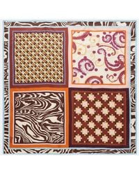 ALÉMAIS - Wilson Printed Silk Twill Scarf - Lyst