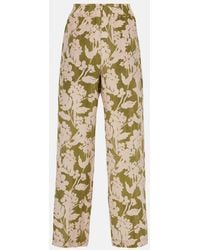Victoria Beckham - Silk Pajama Pants - Lyst