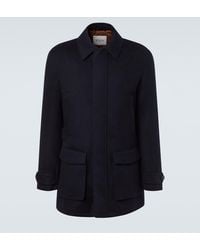 Tod's - Technical Virgin Wool Coat - Lyst