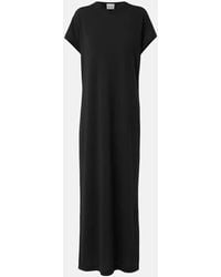 KHAITE - Verda Cotton-Blend Jersey Maxi Dress - Lyst