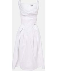 Vivienne Westwood - Sunday Cotton Corset Dress - Lyst