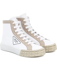 Prada High-top trainers for Women - Up to 41% off at Lyst.co.uk