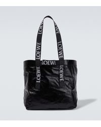 Loewe - Messenger Bag Fold Shopper aus Leder - Lyst