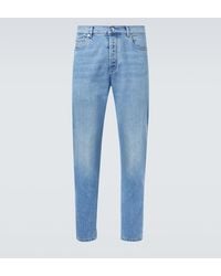 Brunello Cucinelli - Jean Droit A Taille Mi-Haute - Lyst