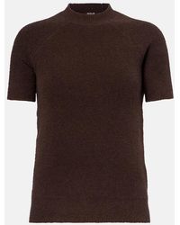TOTEME - Knitted Cotton-Blend Terry Top - Lyst
