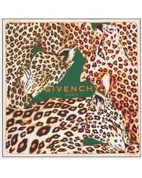 Givenchy - Leopard-Print Silk Twill Scarf - Lyst