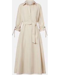 Max Mara - Mirto Oversized Cotton Poplin Shirt Dress - Lyst