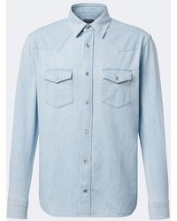 Tom Ford - Denim Western Shirt - Lyst