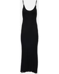 KHAITE - Leesal Jersey Midi Dress - Lyst