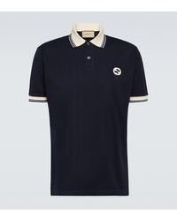 Gucci - Brand-patch Contrast-trim Stretch-cotton Polo Shirt Xx - Lyst