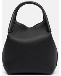 Loro Piana - Bale Small Leather Bucket Bag - Lyst