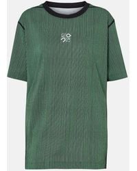 Loewe - X On Embroidered Striped T-Shirt - Lyst