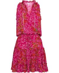 Poupette Bedrucktes Minikleid Clara - Pink