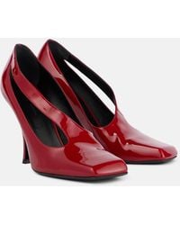 KHAITE - Eva 100 Cutout Patent Leather Pumps - Lyst